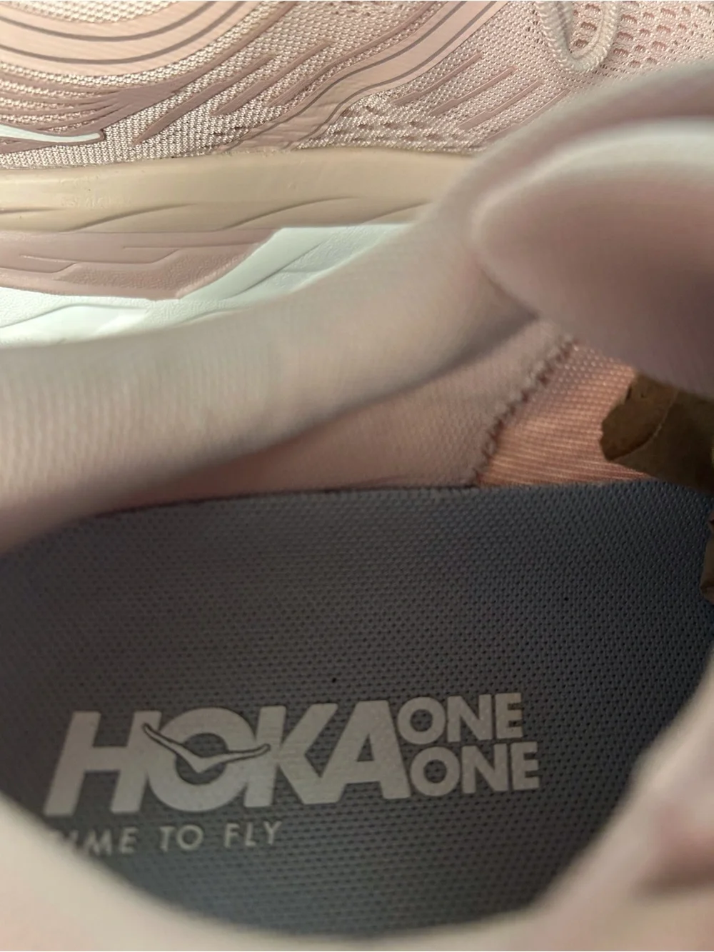 Hoka One Bondi 7 Shoes Blush Pink Women’s 9.5 Wide Athletic Running Active Wear - Picture 9 of 9